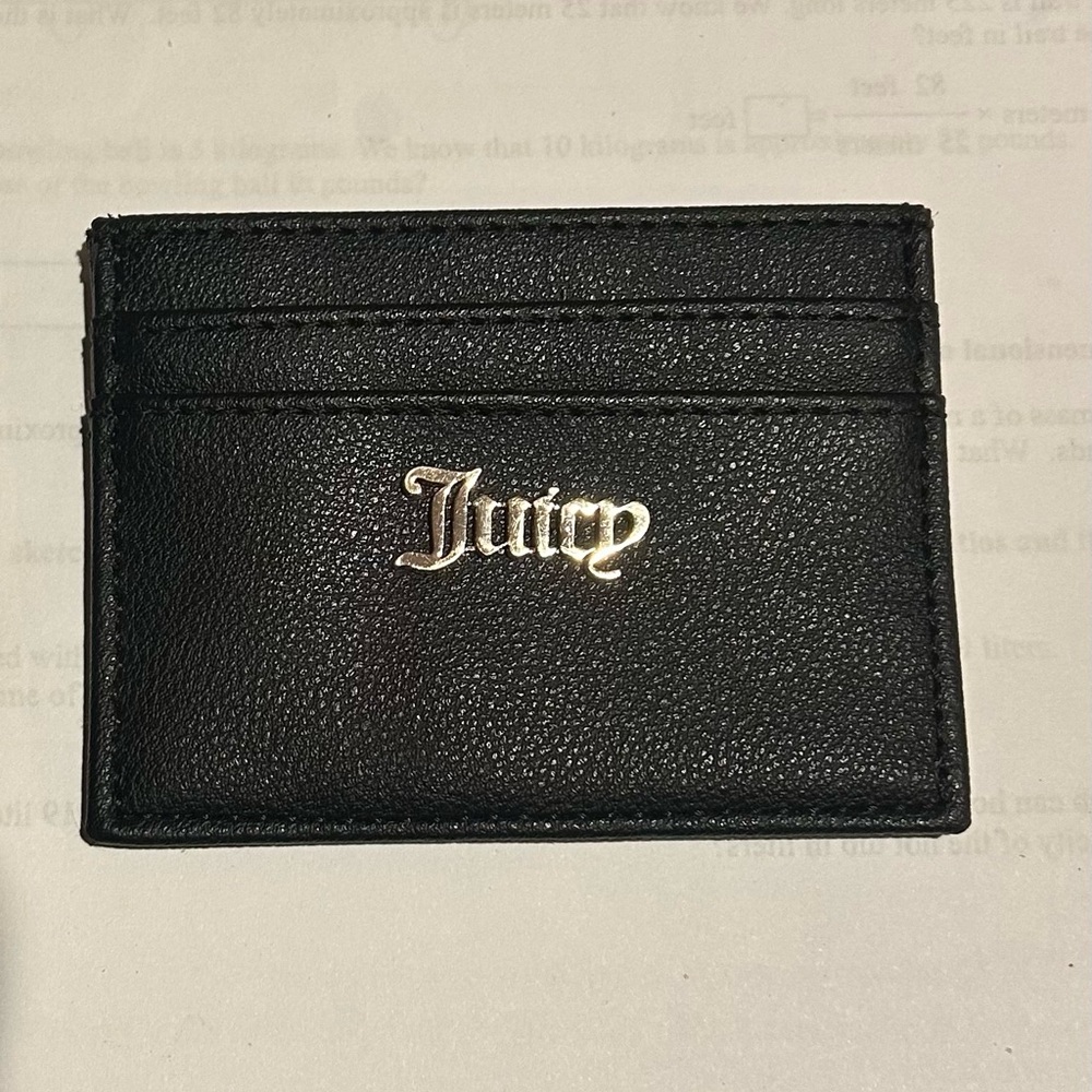 Juicy Couture Vegan Leather Card Holder